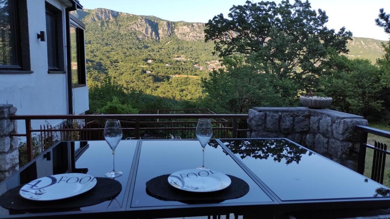 Amazing Sea-Mountain Valley View House With 3 Terraces And Huge Chill Gardens, 5Min From The Sea! Bribir  Exterior foto