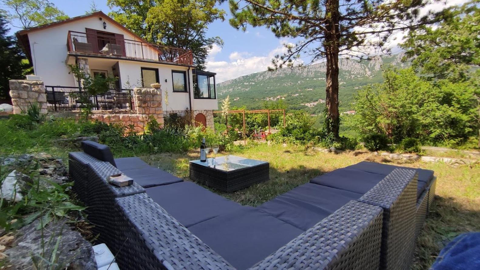 Amazing Sea-Mountain Valley View House With 3 Terraces And Huge Chill Gardens, 5Min From The Sea! Bribir  Exterior foto